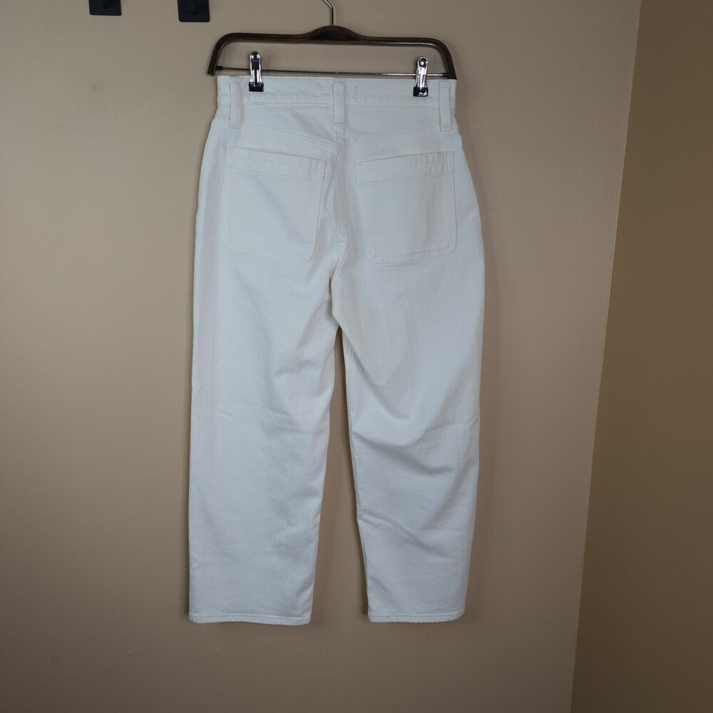 Madewell Perfect Vintage Wide-Leg Jean in Tile White: Patch Pocket Size 28P - Picture 6 of 12